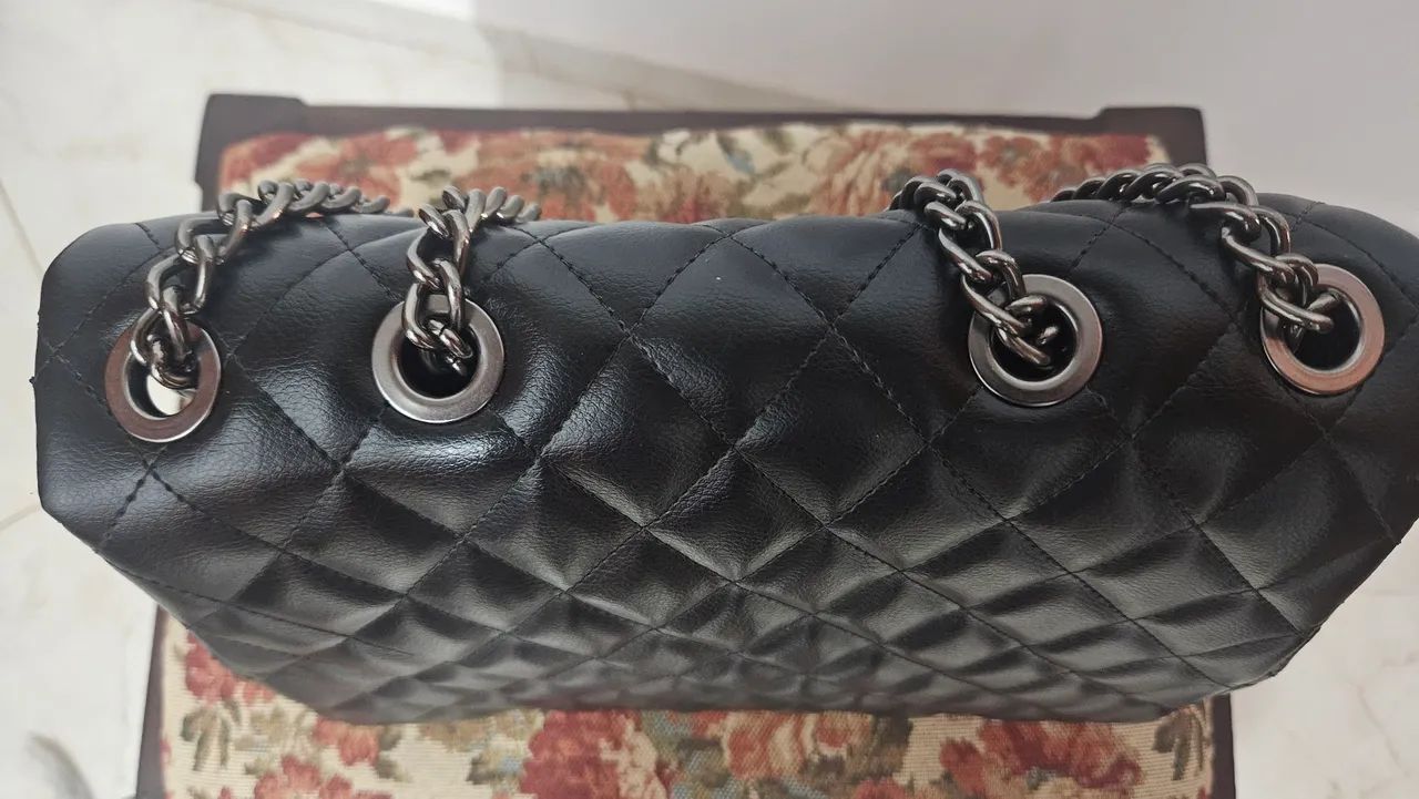 Bolsa Preta Matelassê  Maria Milão - Foto 5