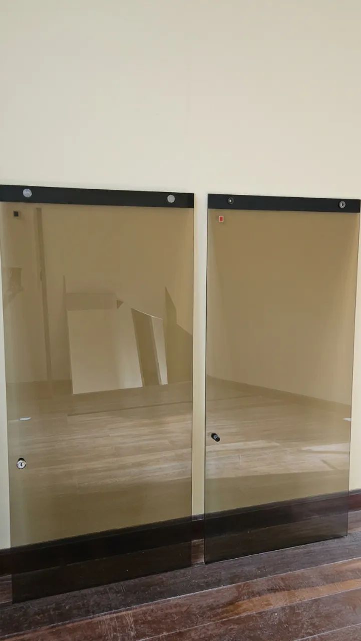 Vidros Blindex Box Marrom Fumê