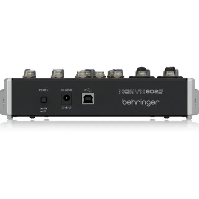 Mesa de som Behringer 802S XENYX - Mixer Analógico com 8 Canais