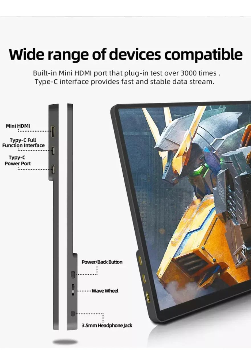 Monitor Portátil 2K ZSUS 14 polegadas - Foto 4