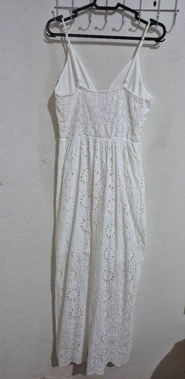 VESTIDO EM LAISE BRANCO - Foto 2