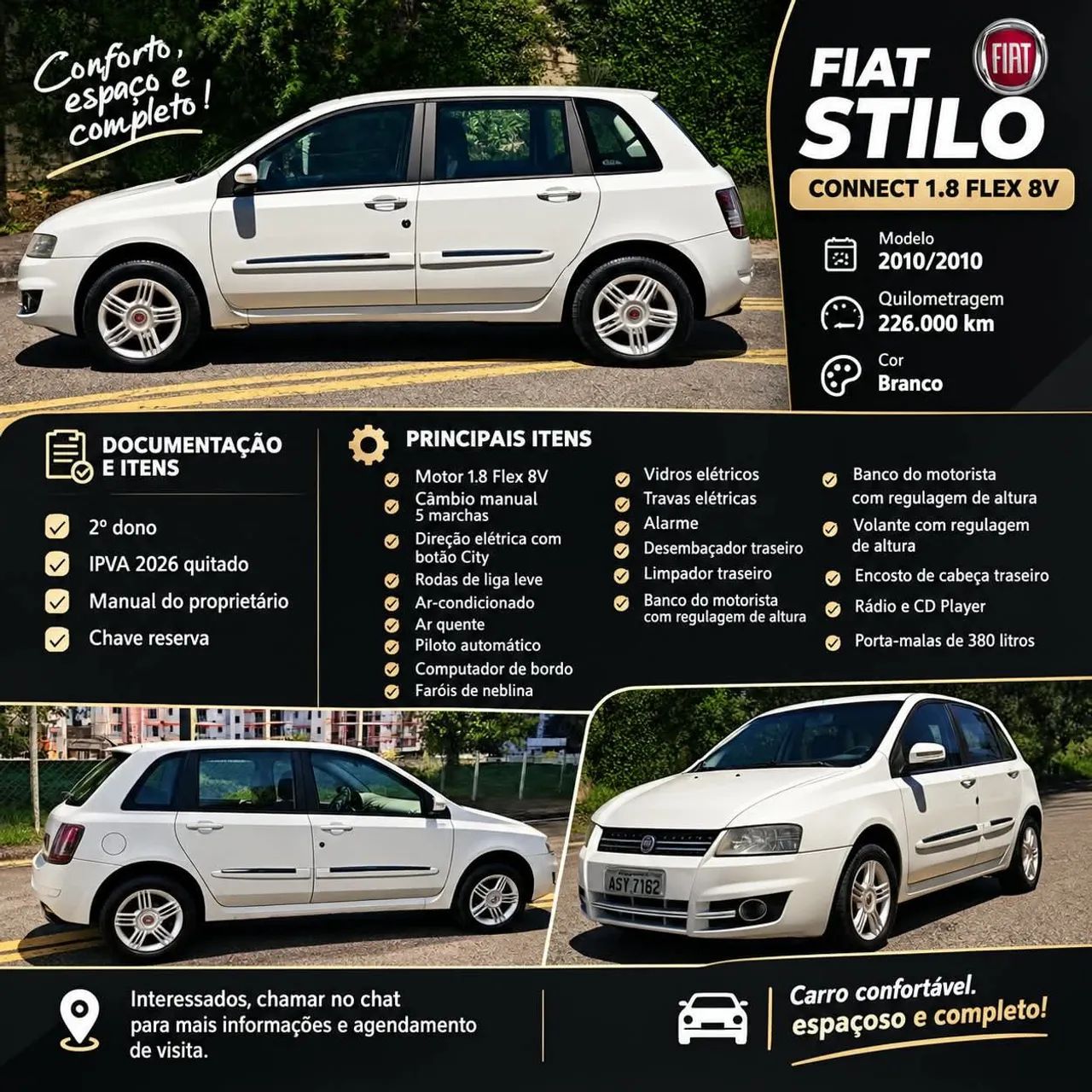 Fiat Stilo STILO 1.8/ 1.8 CONNECT FLEX 8V 5P 2010