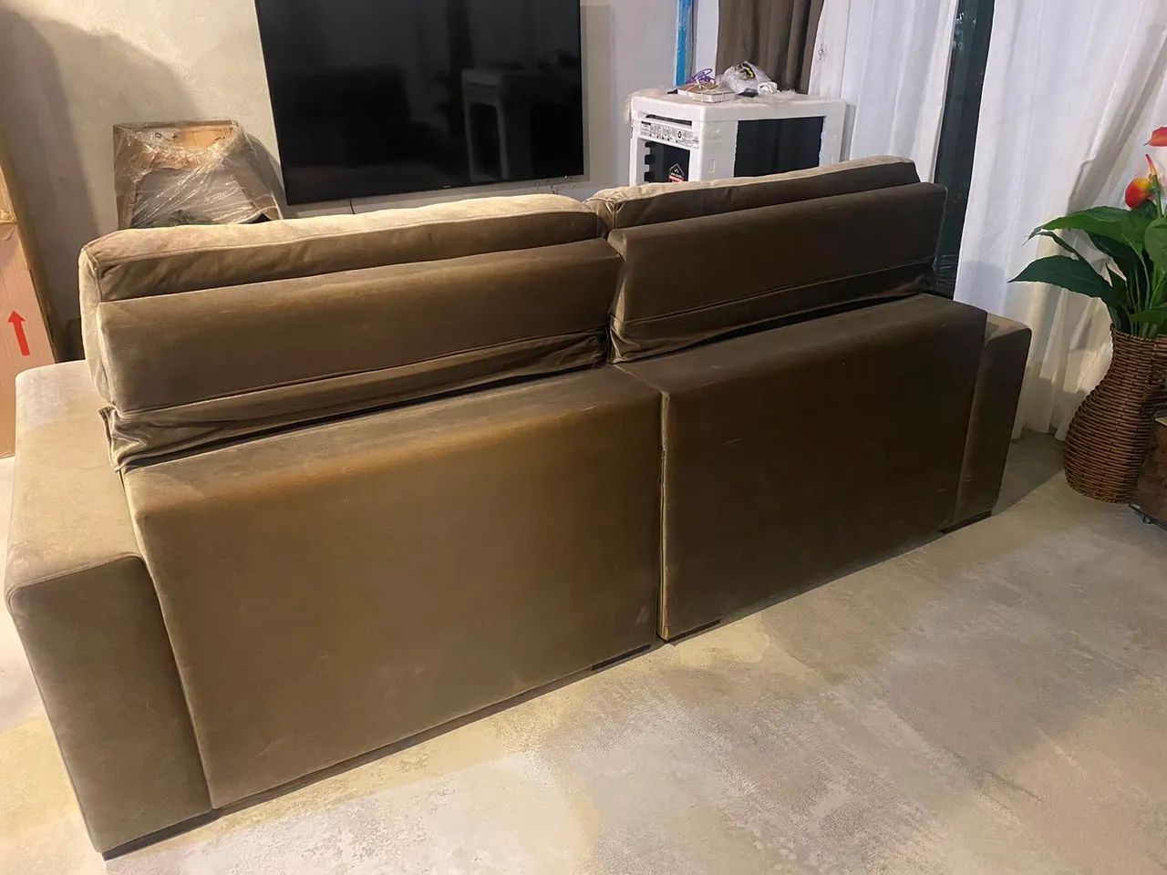Sofá Cama Cinza - Foto 5