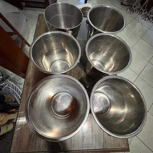 Kit c/6 Balde de gelo de Inox BRINOX  - Foto 5