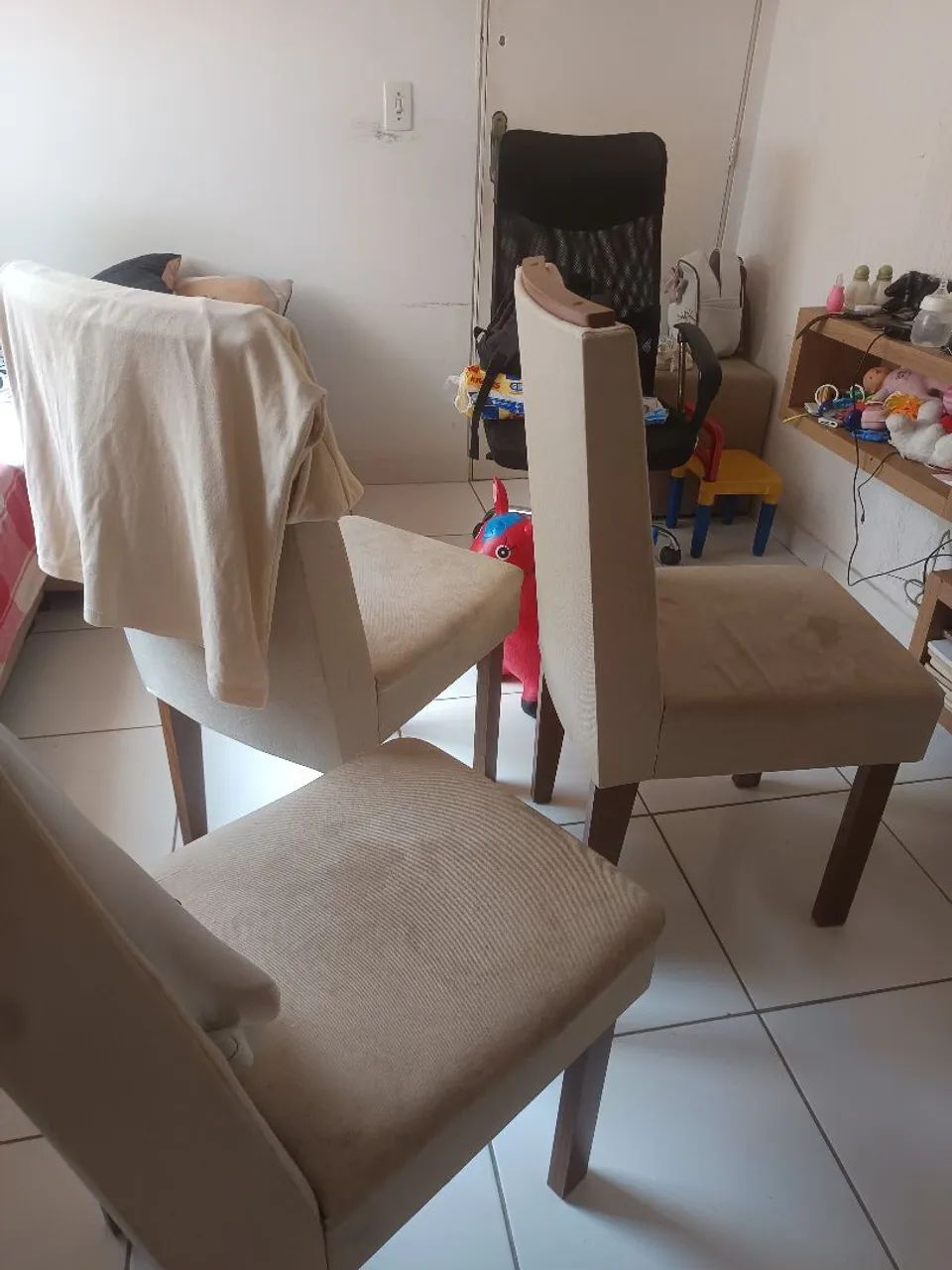 Mesa de jantar 4 lugares com tampo de vidro temperado  - Foto 3