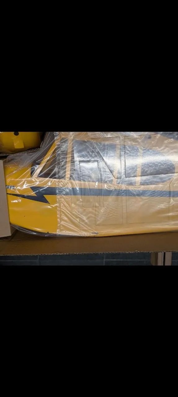 AEROMODELO NA CAIXA ! PIPER J3 LINDO !  - Foto 3