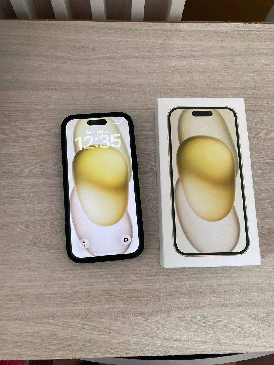 iPhone 15 amarelo 128 gb - Foto 2