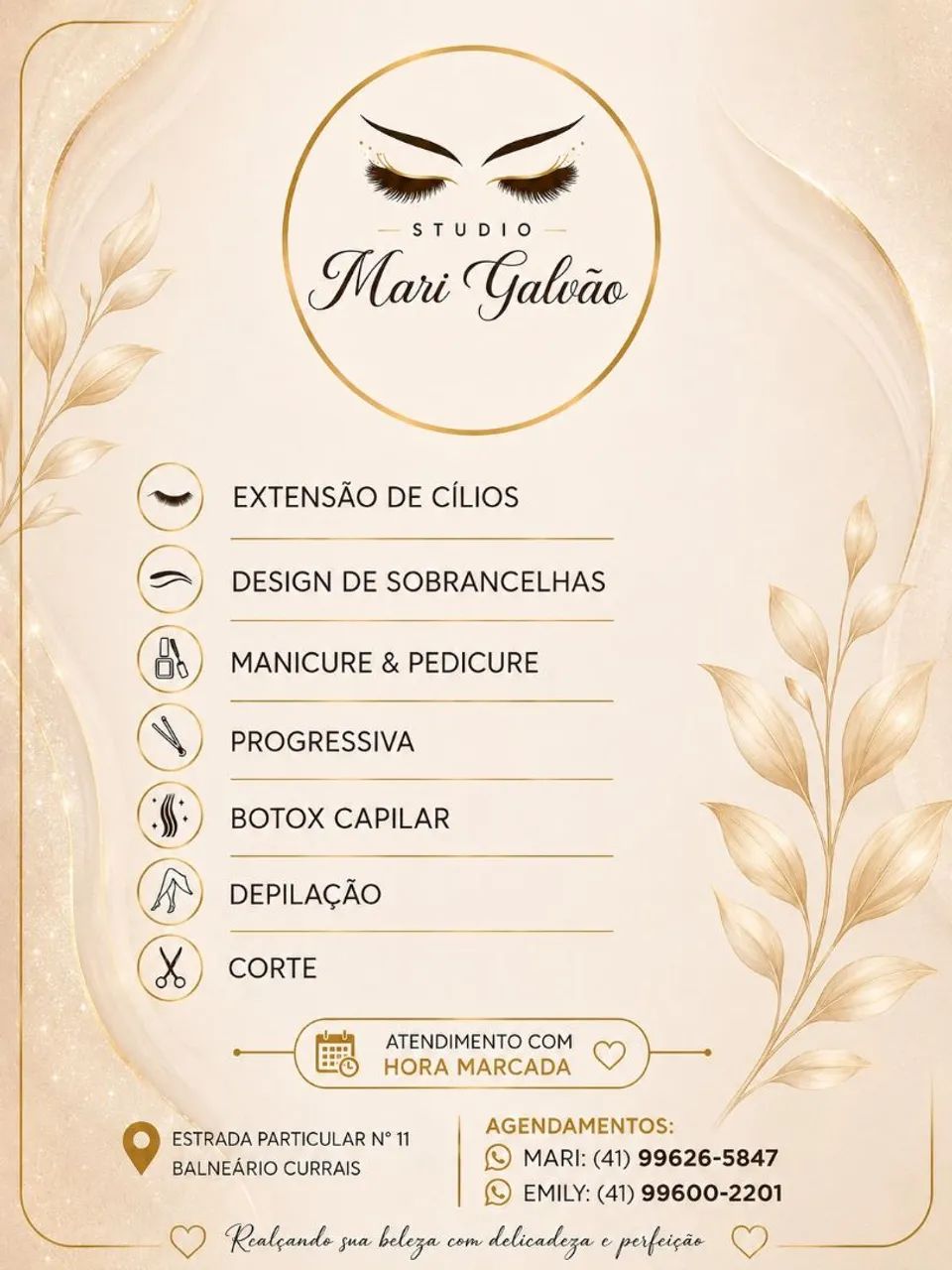 EXTENSAO DE CILIOS + SOBRANCELHAS 