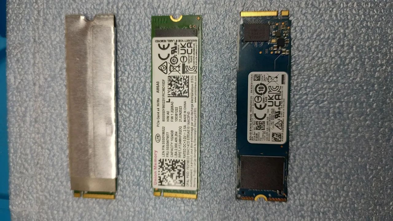 NVME 1TB e 512GB