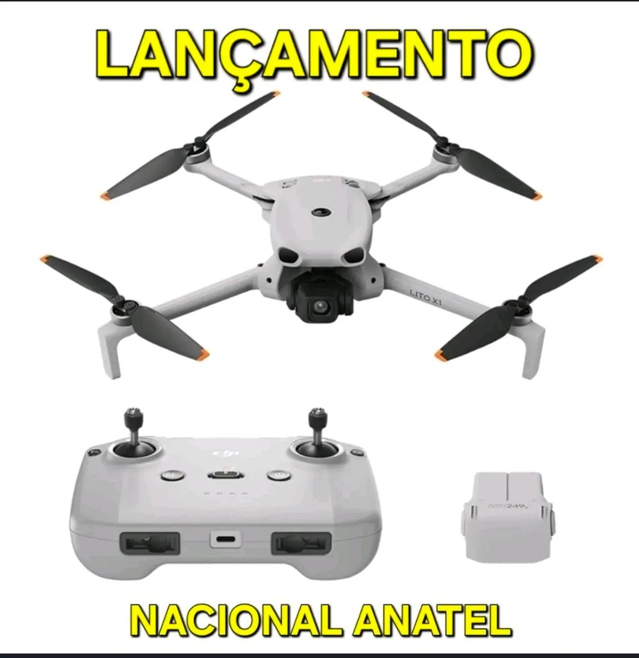 DJI LITO X1 (LACRADO)Nota Fiscal Anatel 01 ano Garantia - Foto 2