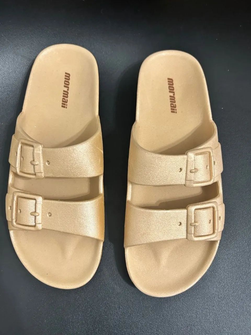 chinelo mormaii dourado 37/38 - Foto 3