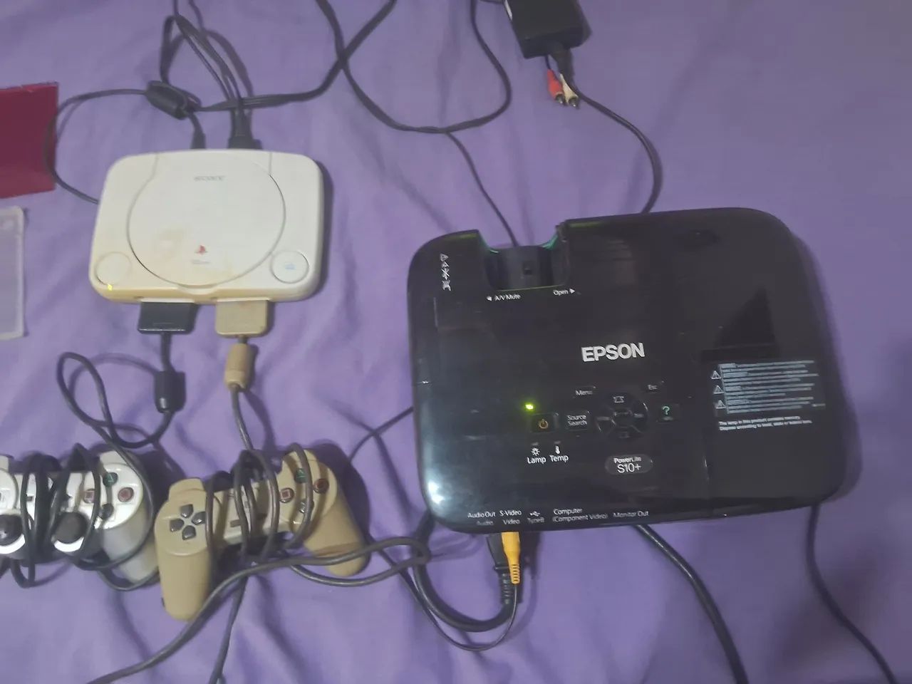 Ps1  e 1 projetor de imagem Epson   - Foto 3