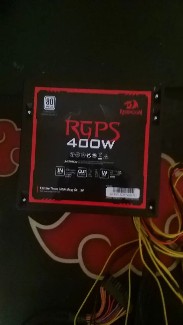 Fonte 400w rgps redragon 80 plus white