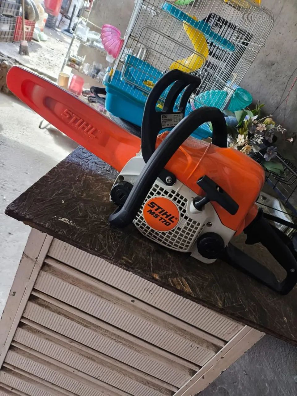 Motor serra da Stihl Ms 170 semi novo com pouco uso  - Foto 2