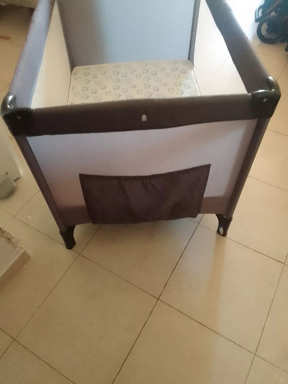1 carrinho de bb e um berço tipo chiqueirinho  - Foto 2