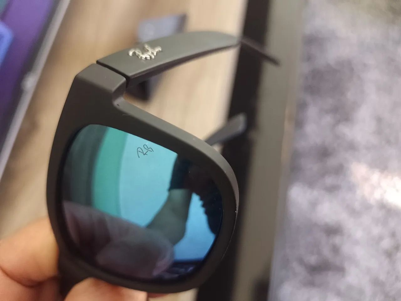 Óculos de sol Ray-ban Justin BLUE  - Foto 3