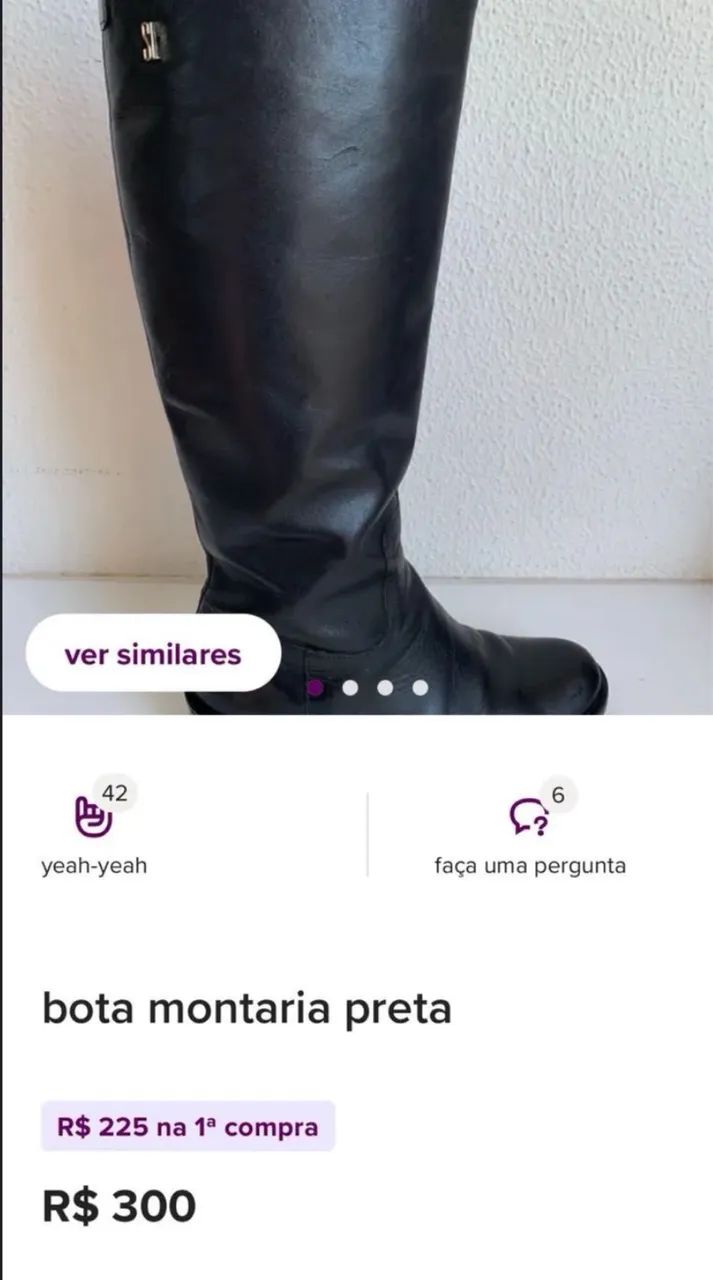 Bota Santa Lolla Exclusiva e 100% couro. - Foto 4