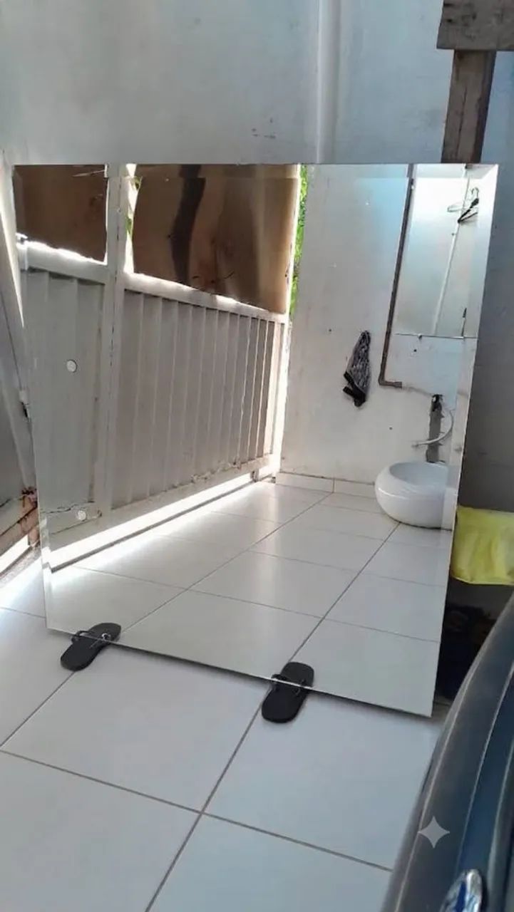 Kit pia e espelho