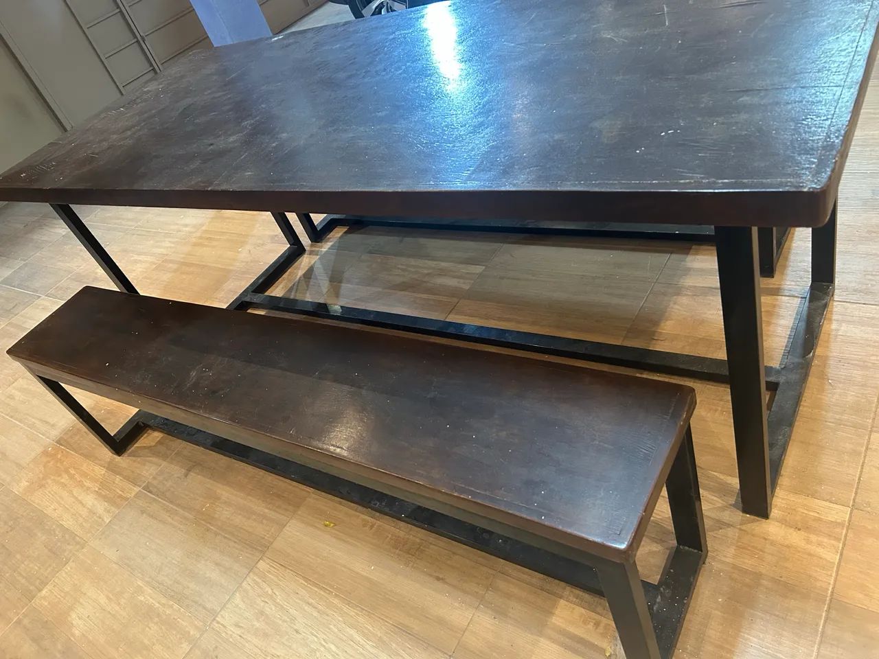 Mesa rústica 