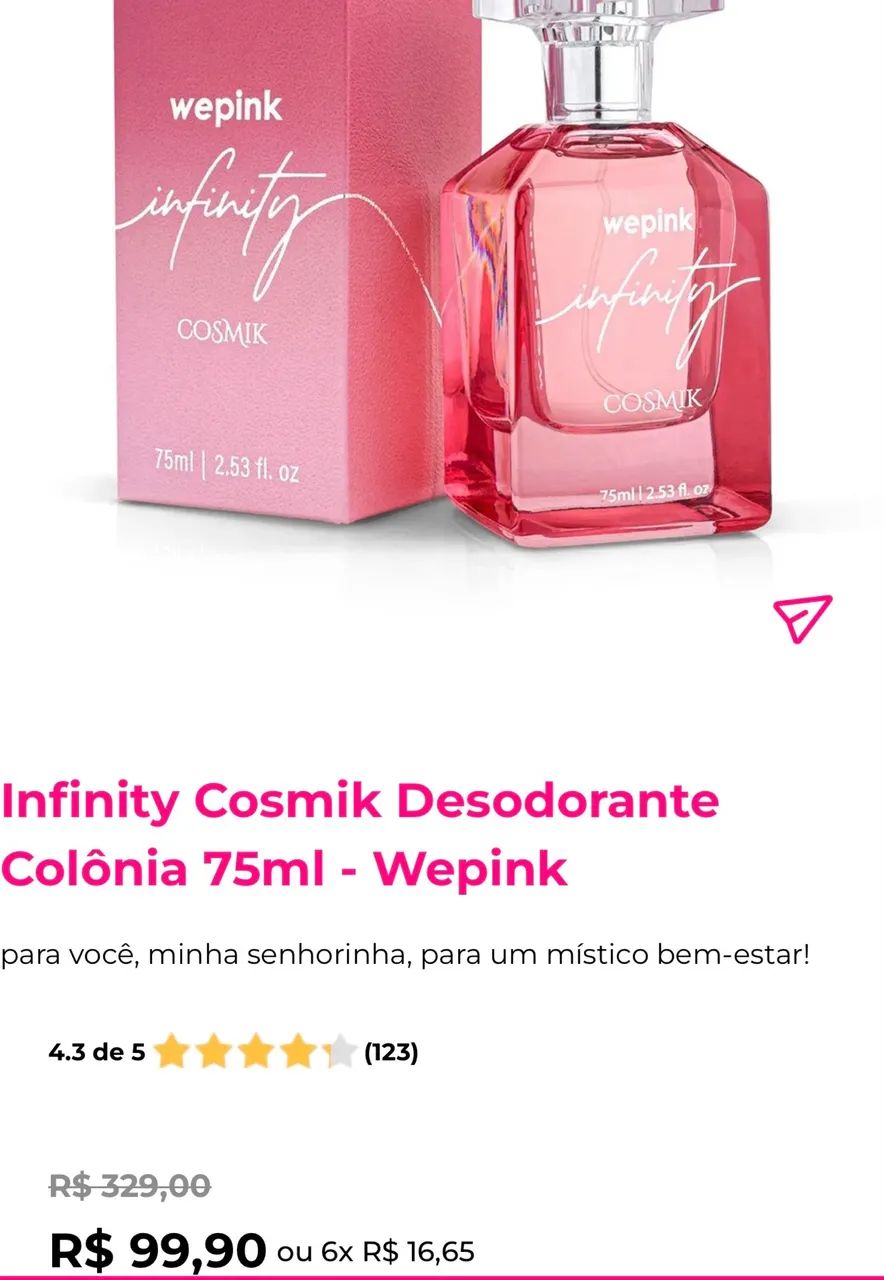 Perfume Wepink Infinity Cosmic