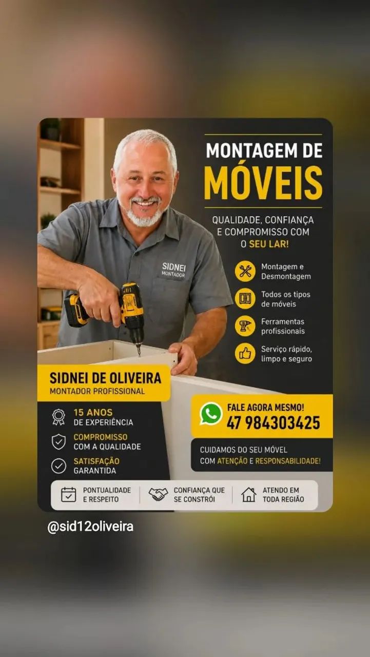 Montador de moveis.
