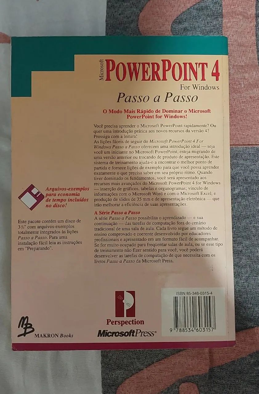 Livro Aprenda PowerPoint 4 para Windows bem conservado  - Foto 2
