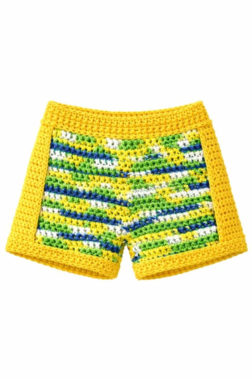 Short de crochê copa - Foto 2