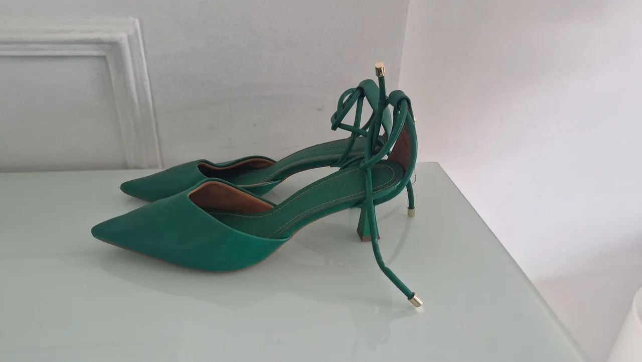 Slingback verde Renner  - Foto 3