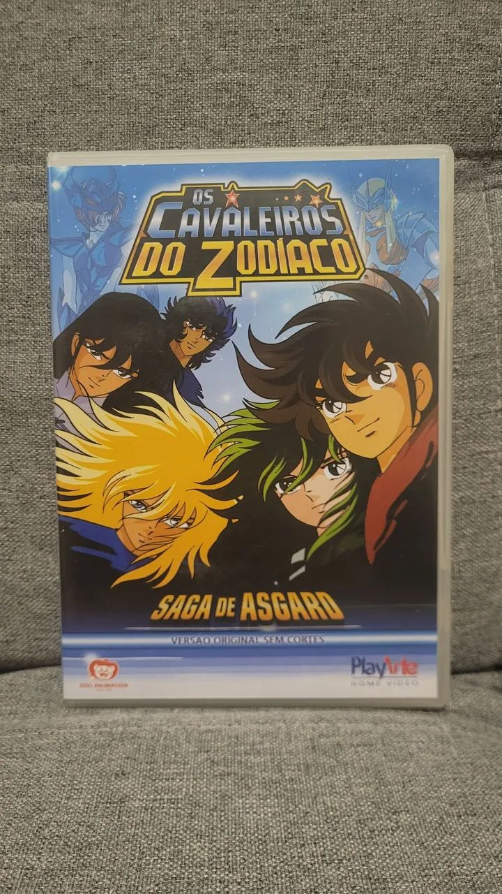 Box Asgard dvd playarte cavaleiros do zodíaco volumes 15/16/17/18