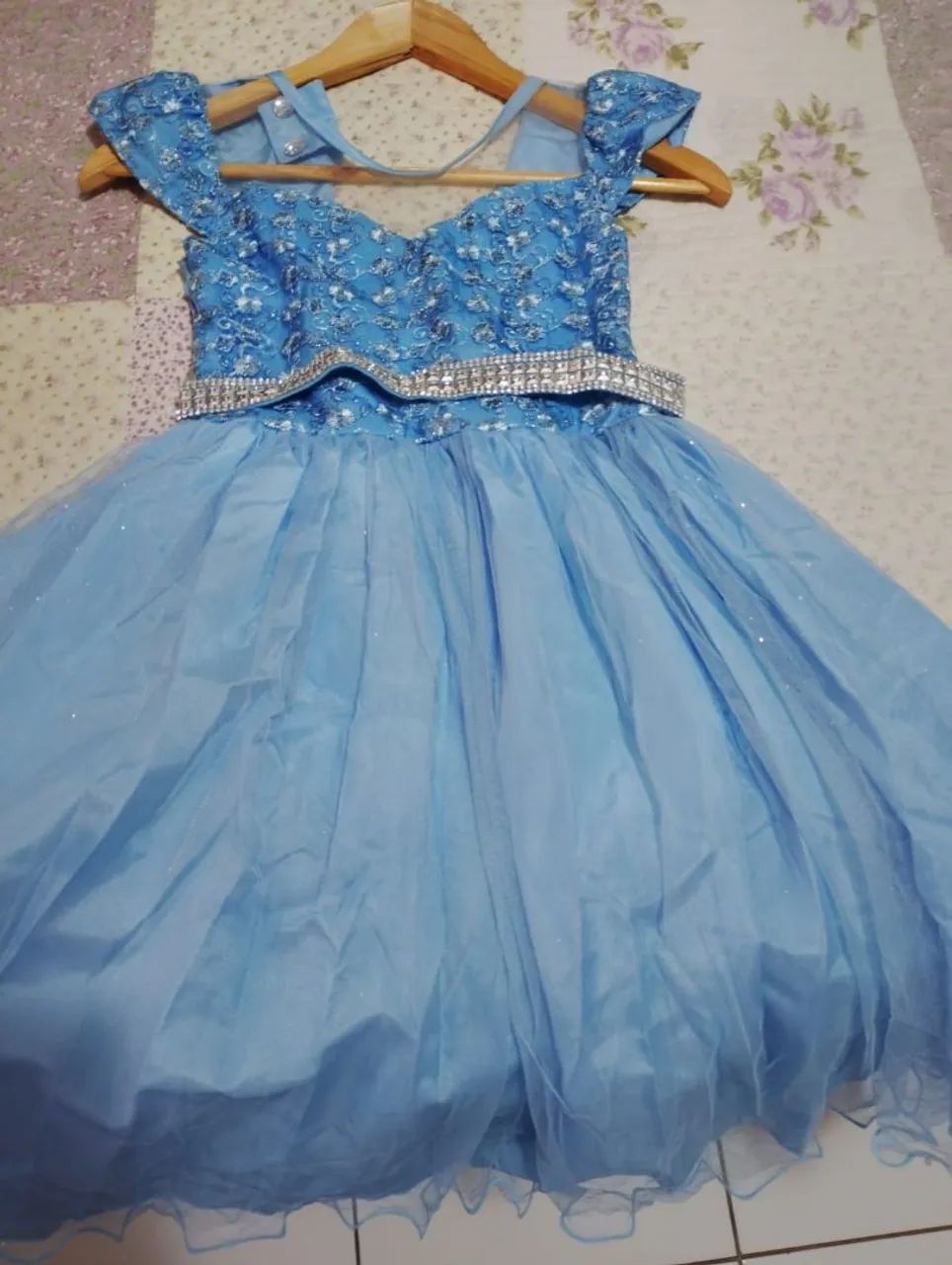 Vestido azul Serenity usado uma vez