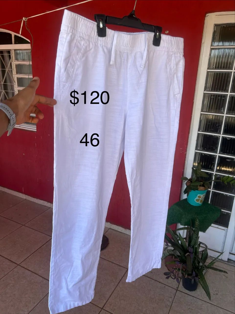 Calça nova linho 46