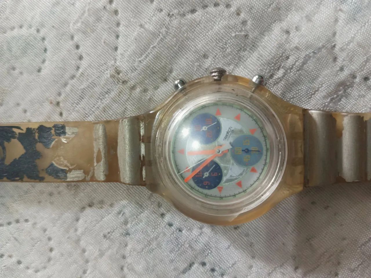 Relógio Swatch Chrono, LEIA O ANÚNCIO  - Foto 5
