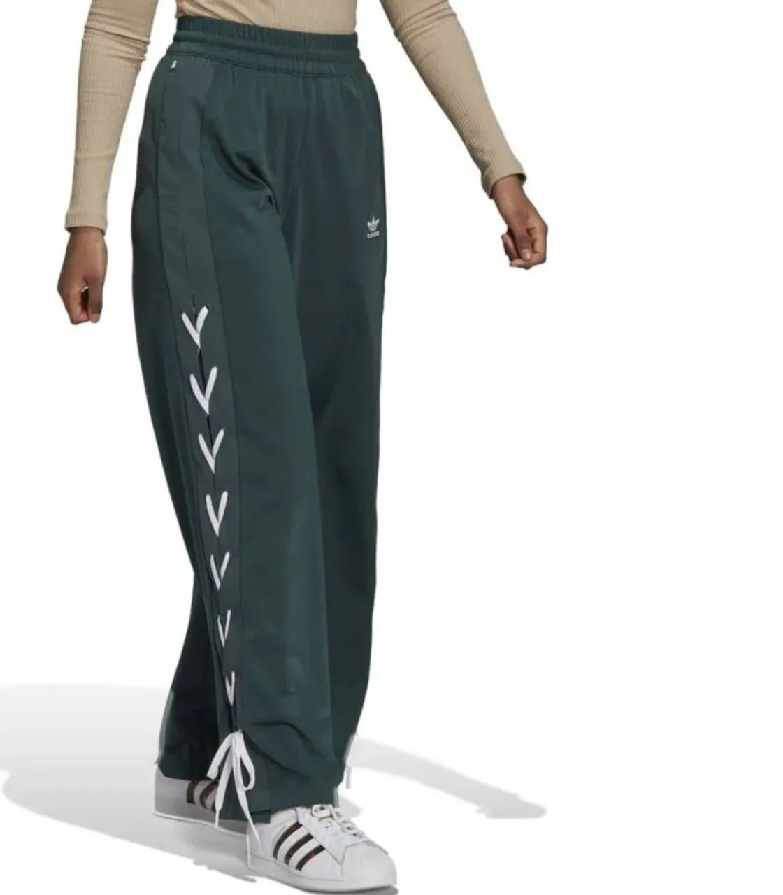 Calça Adidas wide leg amarração  - Foto 2