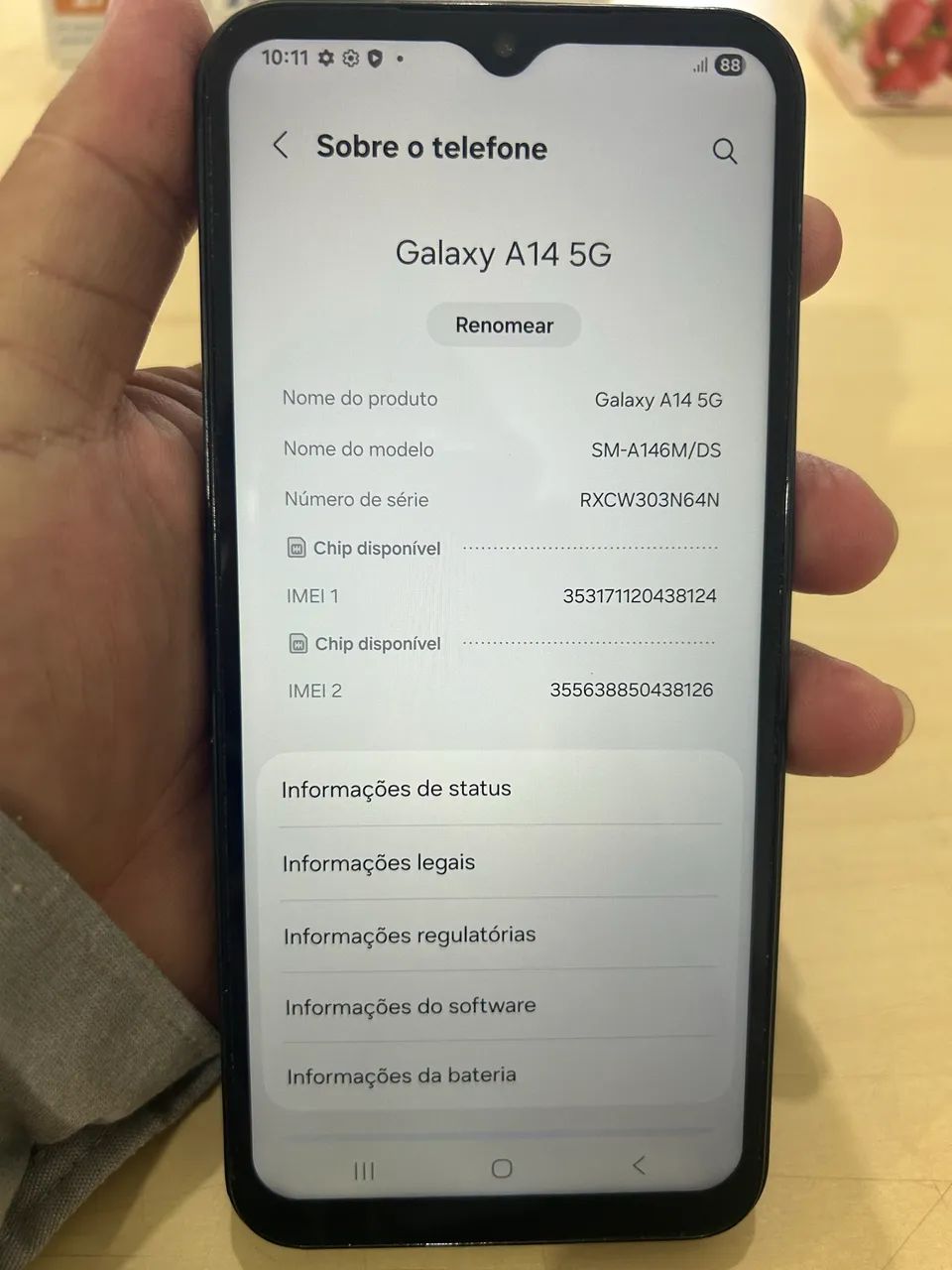 Vendo celular A14 5G 128gb - Foto 3