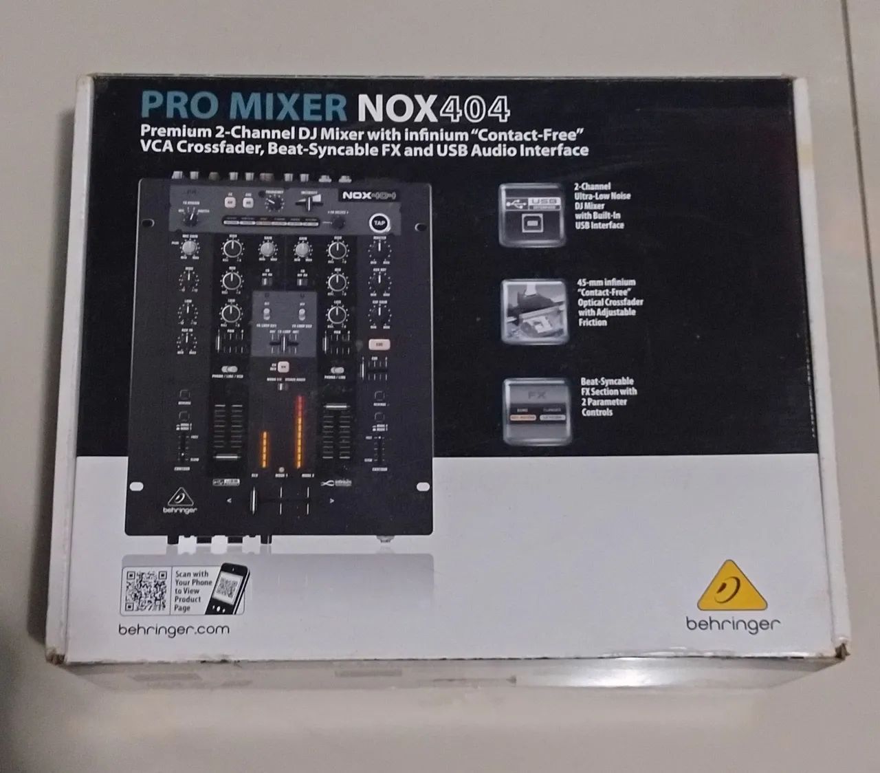 Mixer Behringer Nox 404 - Equipamentos e Acessórios de Som