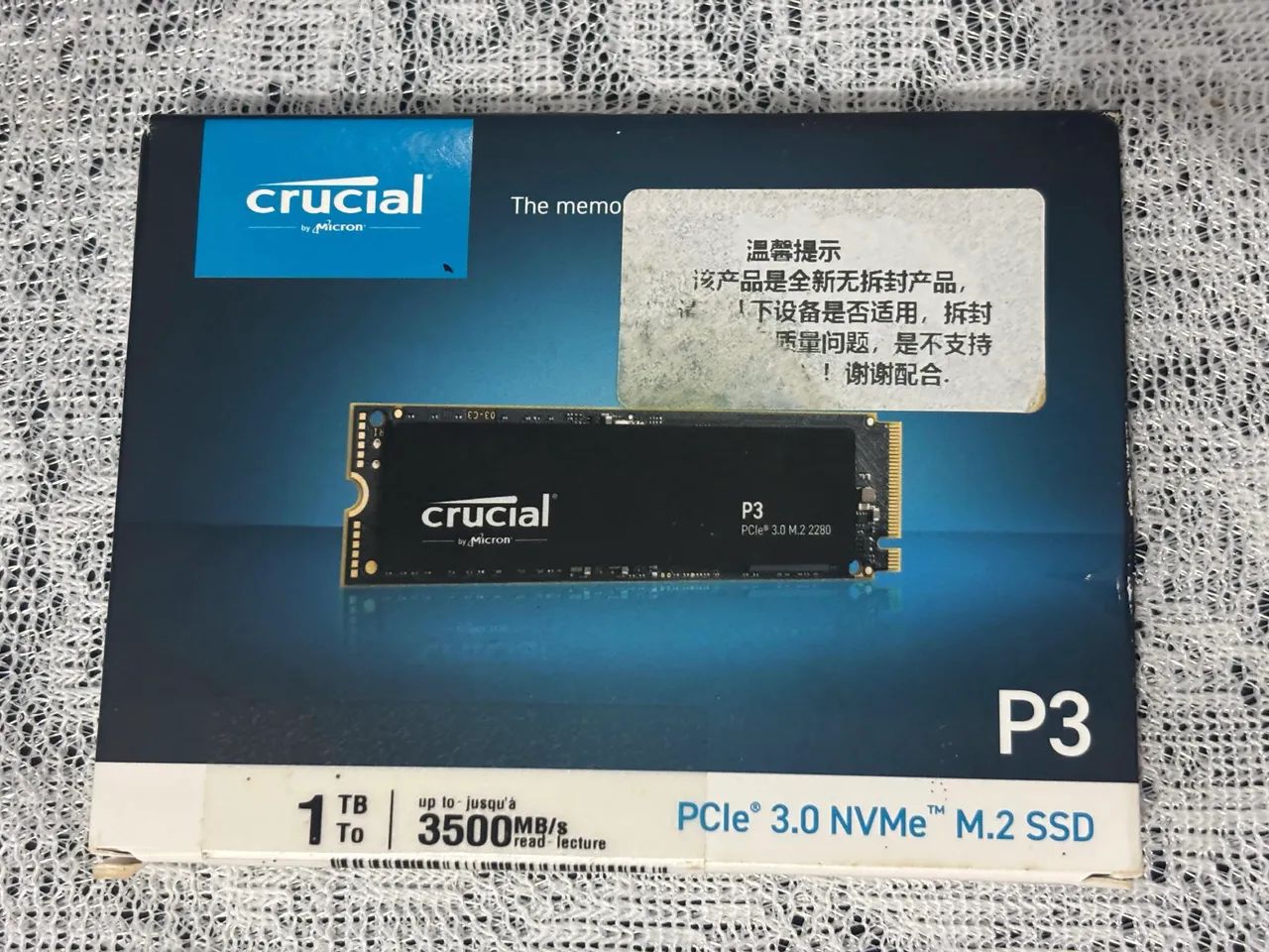 Nvme 1T Crucial Lacrado