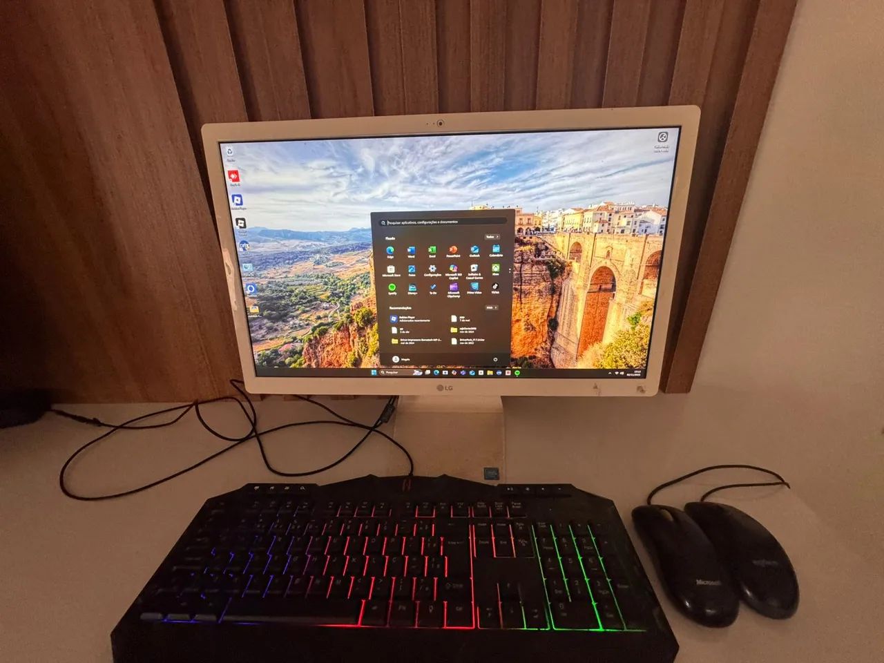 Computador LG celeron ALL in one 