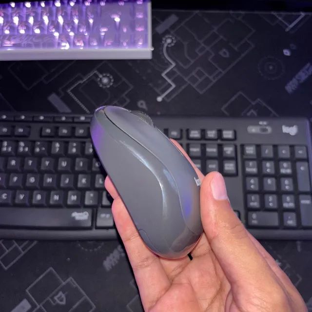 COMBO TECLADO E MOUSE SEM FIO LOGITECH MK295 SILENT - Foto 2