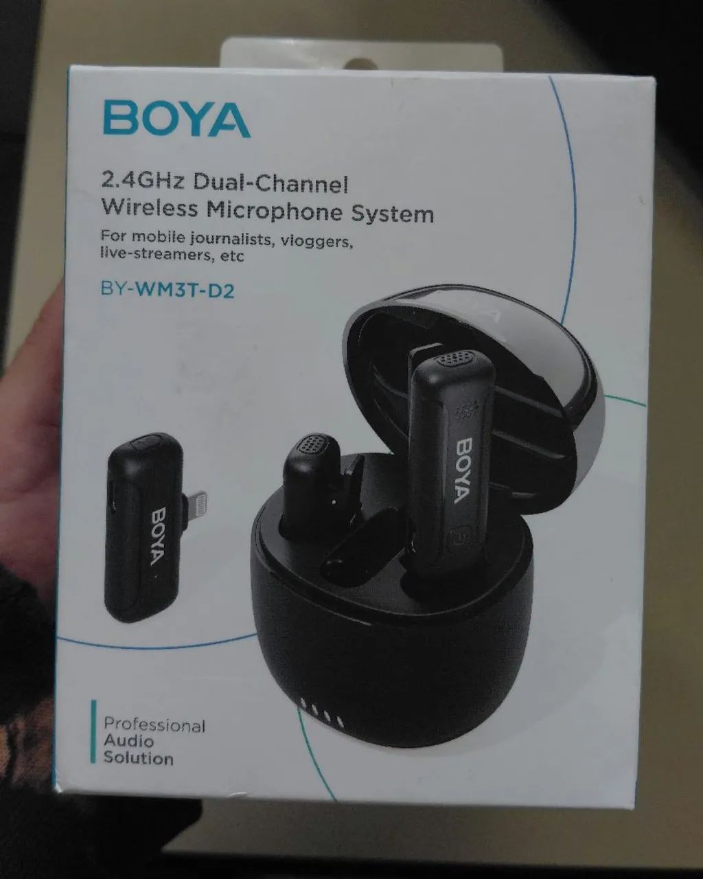 SAIR RÁPIDO: Microfone de lapela BOYA IOS* Leia a descrição! - Foto 2
