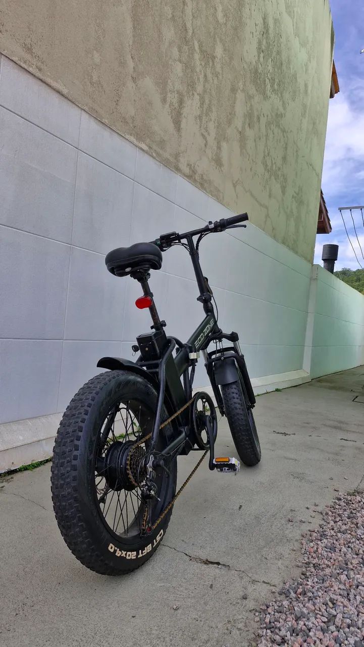 Bicicleta Elétrica Eco Zone - Bateria NOVA | Até 55km | 350w| Excelente Estado - Foto 2