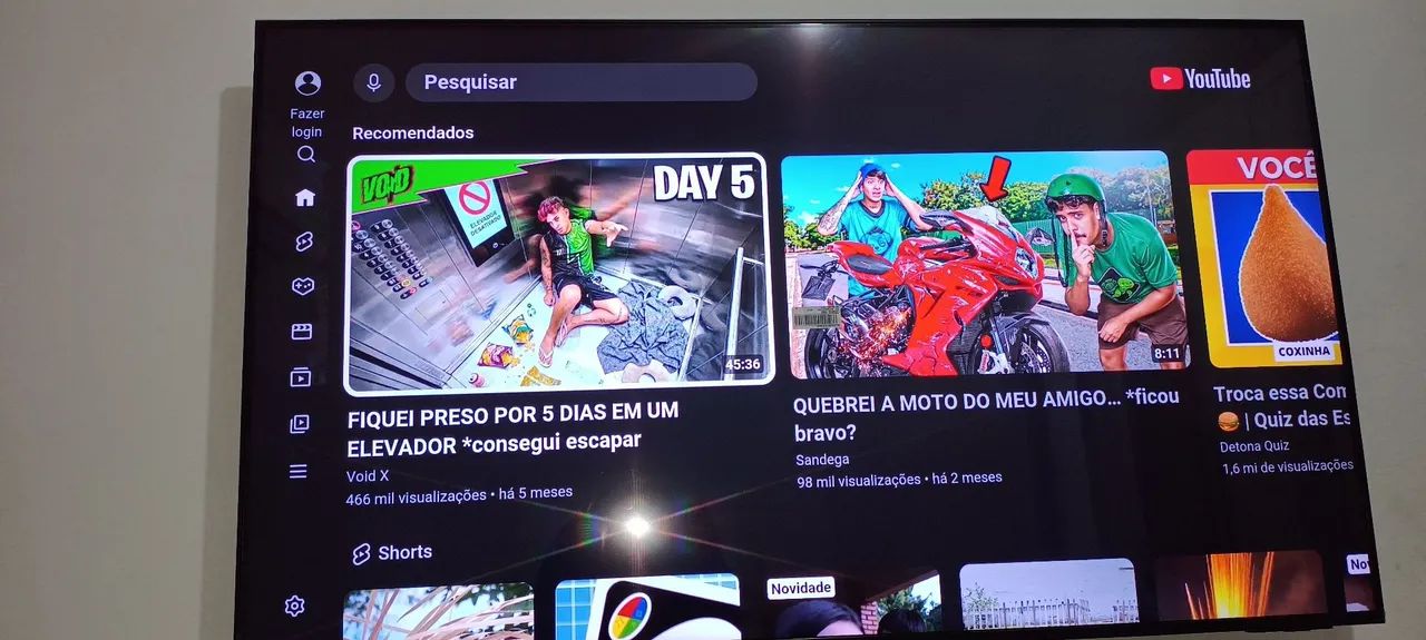 Linda TV Samsung 55 polegadas 4K LED