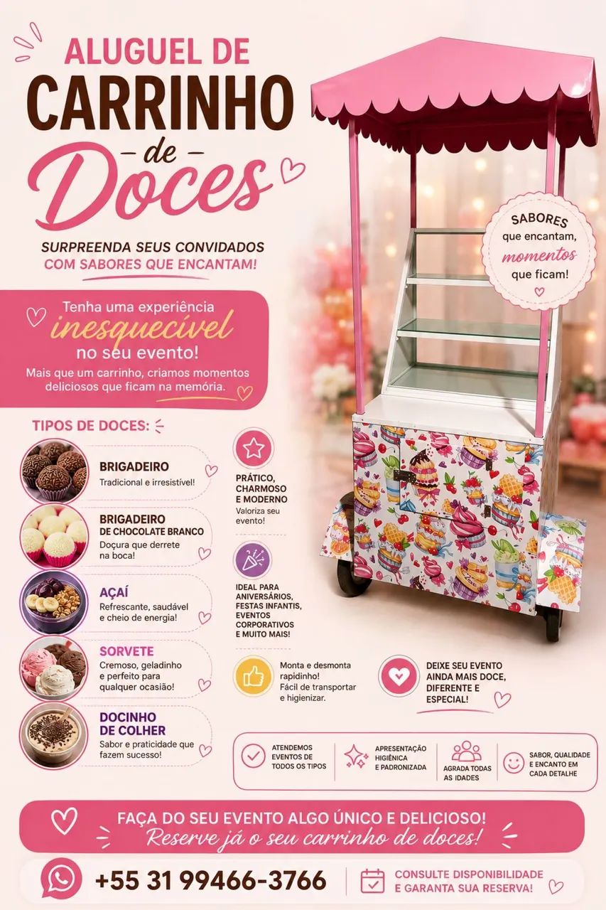 Carrinho de DiAna doces