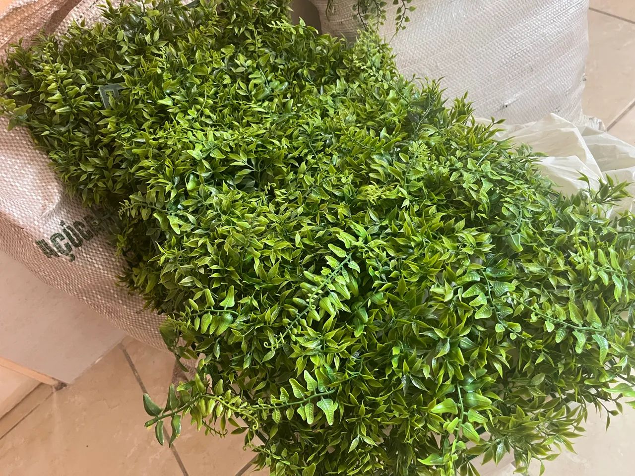 Placa de folha artificial 