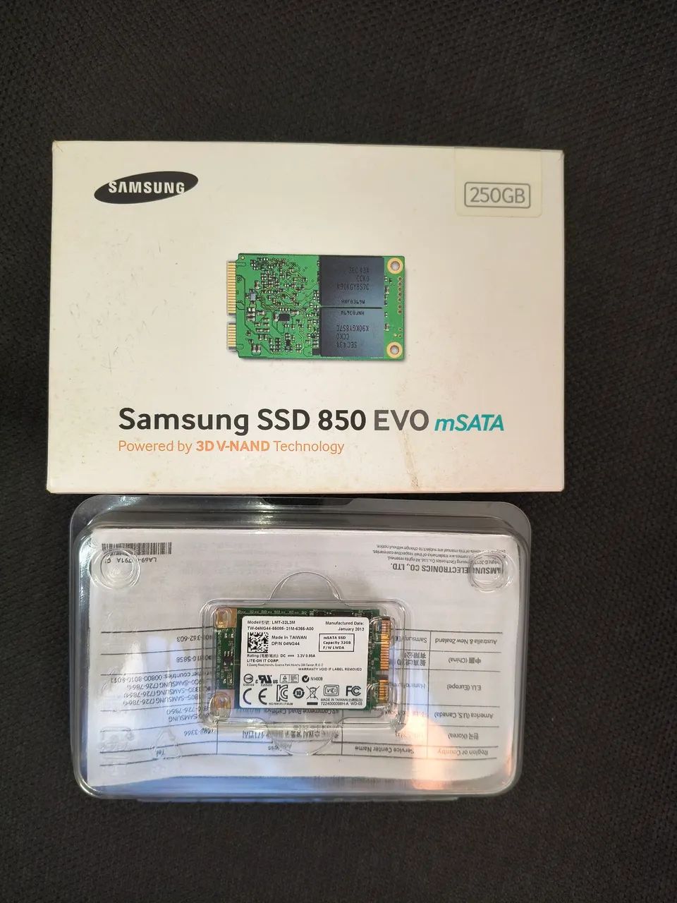 SSD 850 EVO mSATA