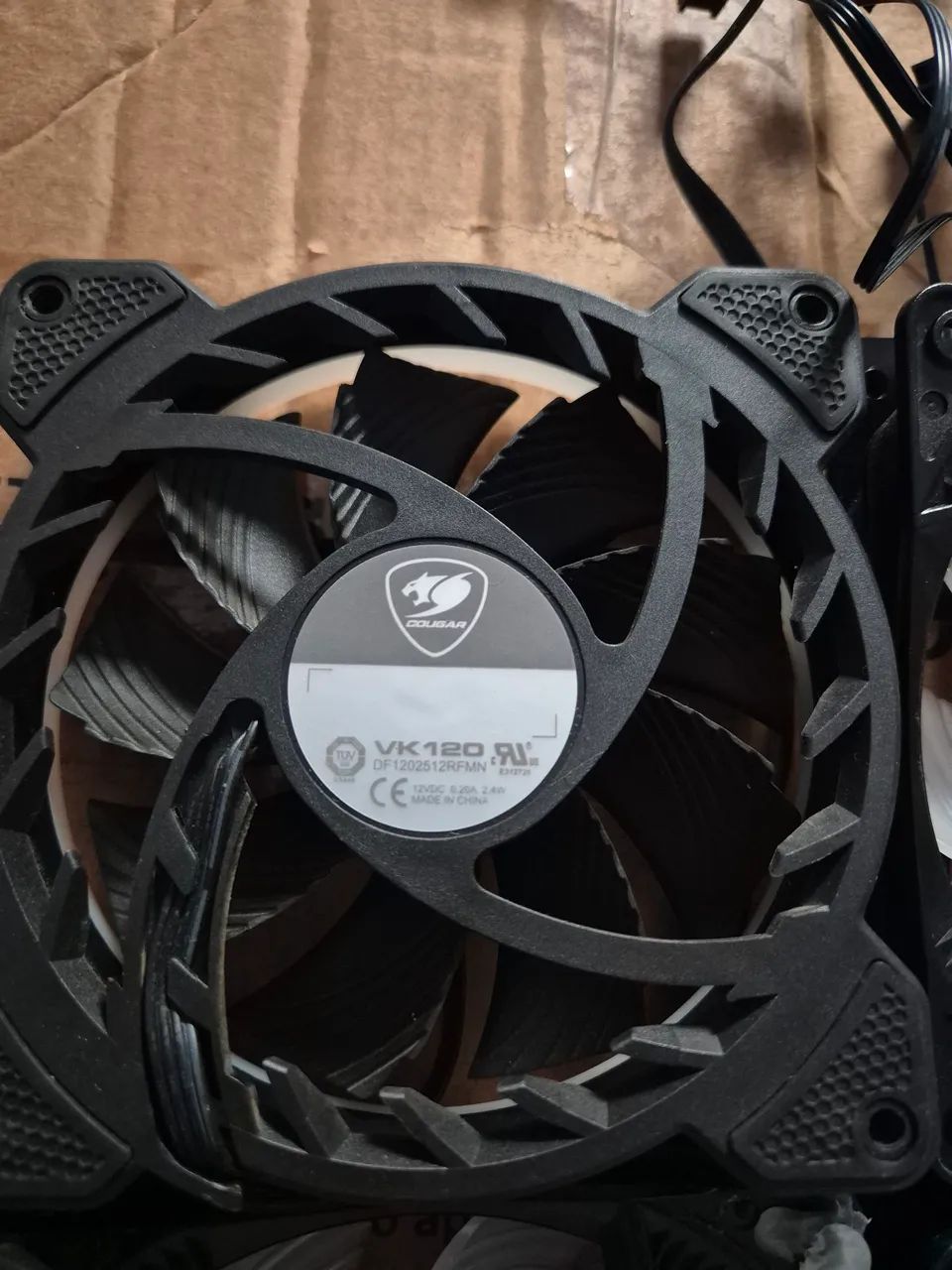Kit 4 fan coolers 120mm rgb cougar deepcool - Foto 2