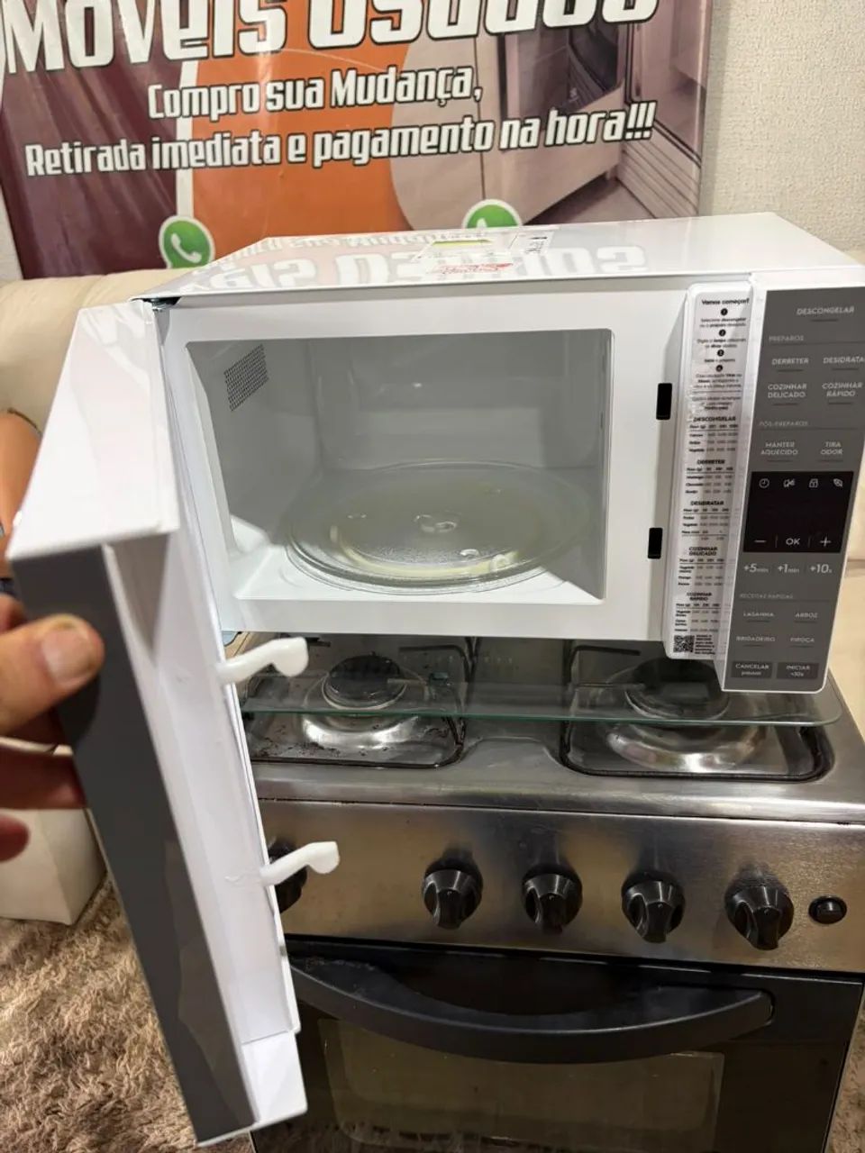 Microondas Electrolux novo 220  - Foto 5