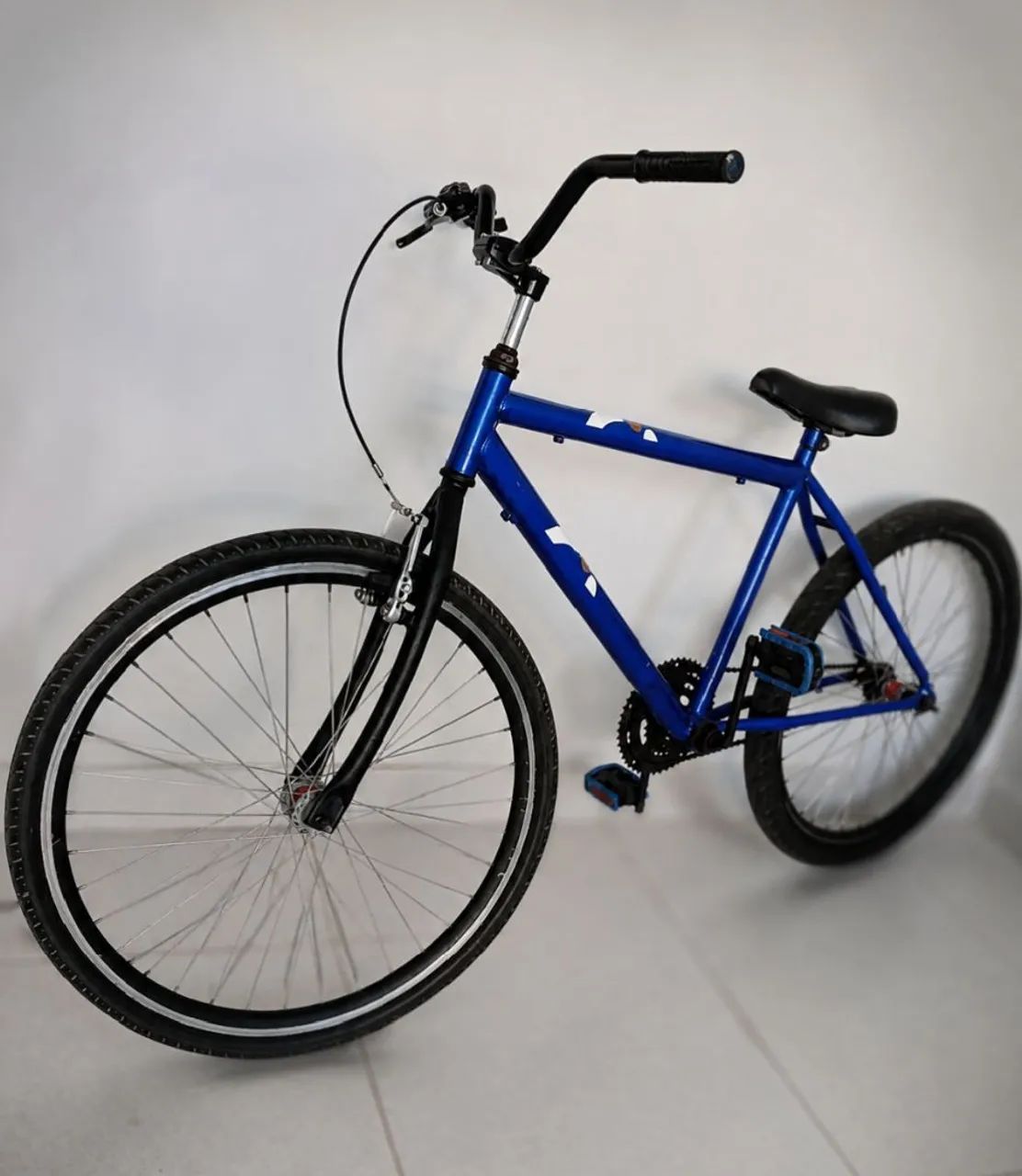 BICICLETA ARO 26 AZUL CONSERVADA 