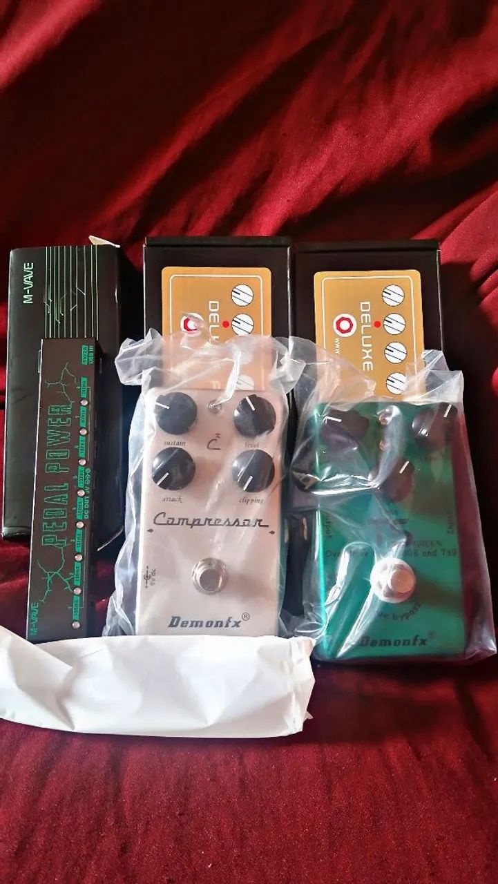 Pedais compressor e over drive demonfx - Foto 2