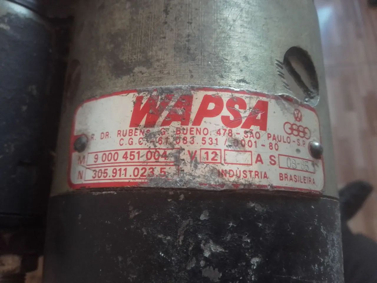 Motor de arranque Wapsa (Fusca, Kombi, Gol, Brasília) - Foto 5