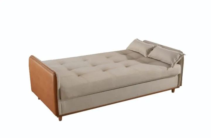 Sofá Cama em linho - DIRETO DA FÁBRICA  - Foto 4